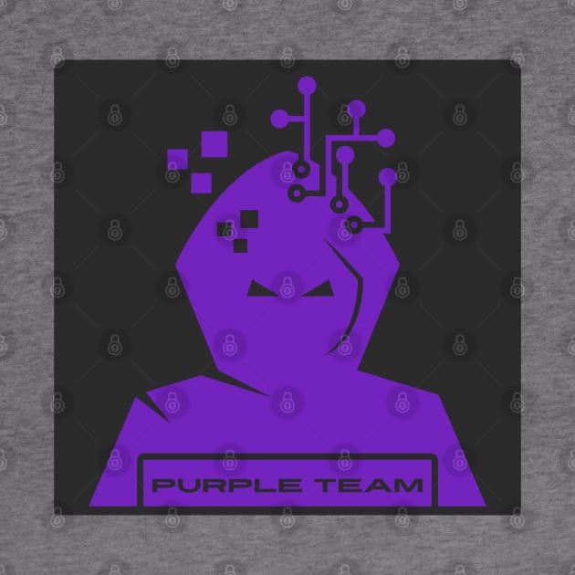 Cyber Security CTF Gamification Purple Team Badge by FSEstyle